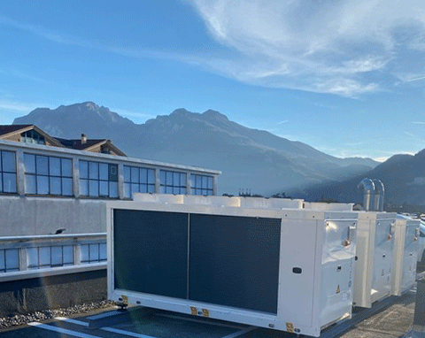 Pompe di calore Clivet per la riqualificazione impiantistica di ICMA sartorial paper a Mandello del Lario - Lecco - Italia