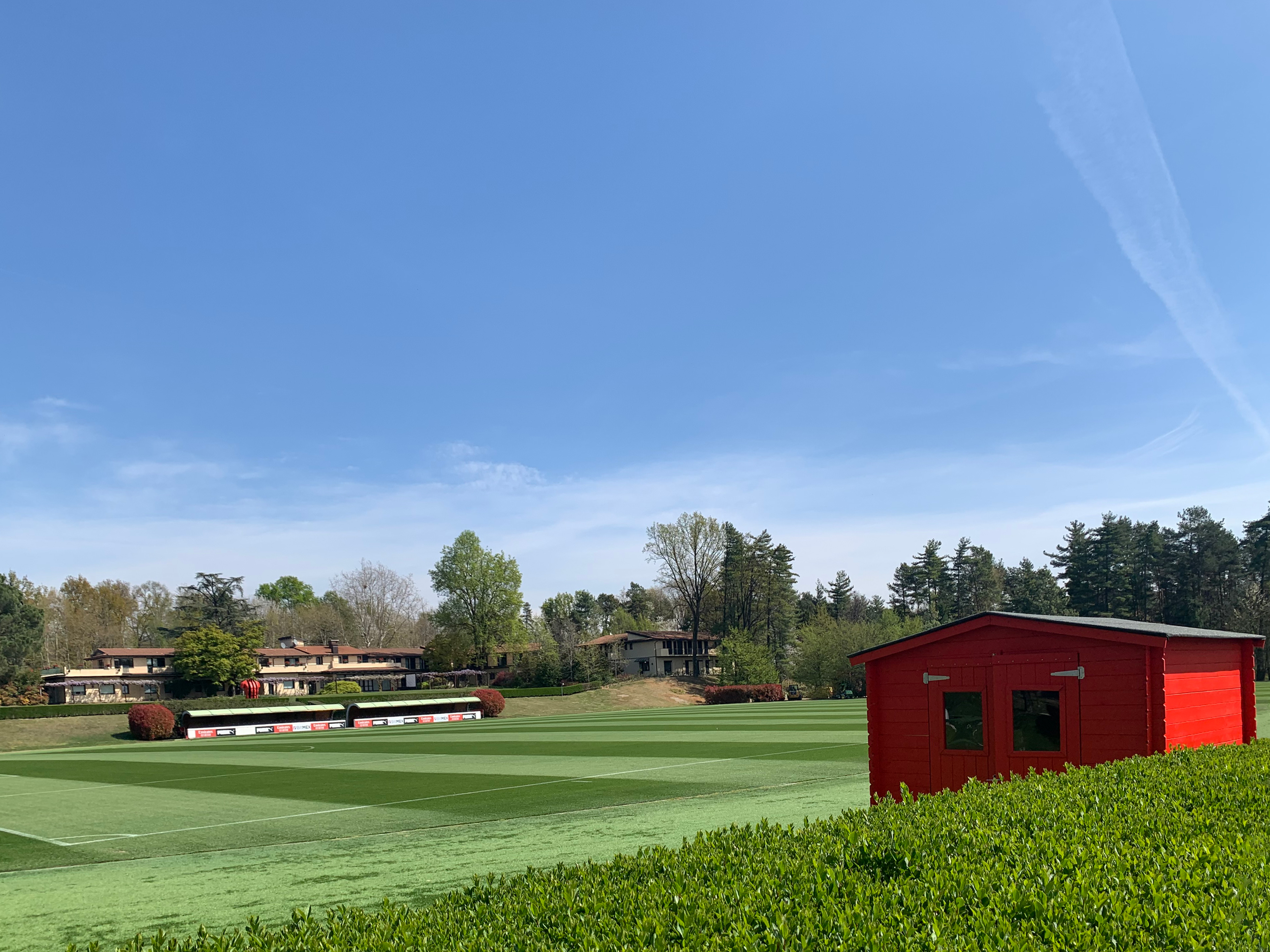 Aer pur în centrul sportiv AC Milan
