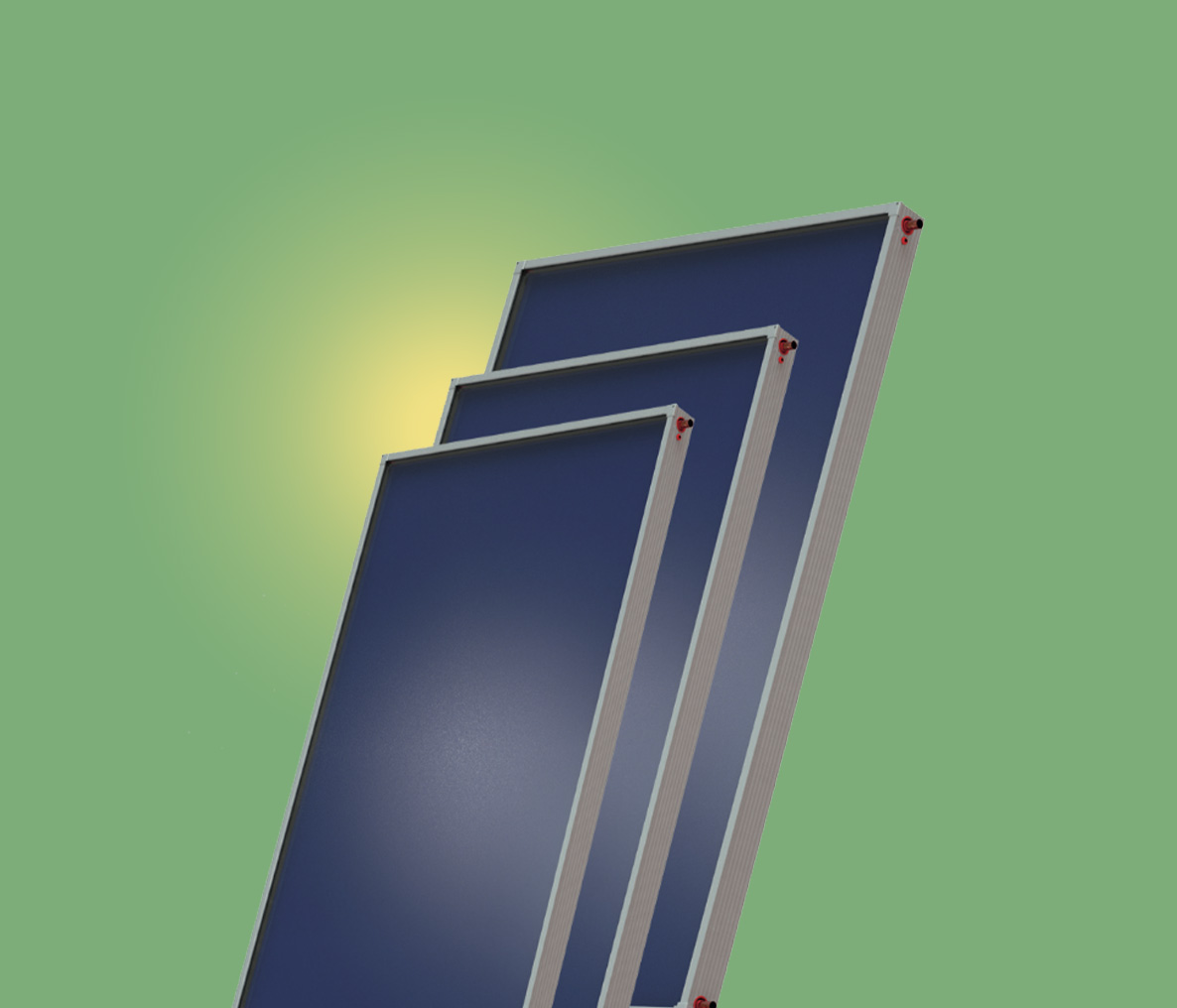 Colector solar termic